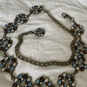 Floral Crystal Belt